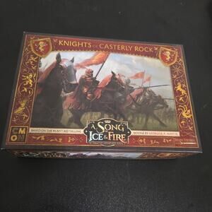 Knights of Casterly Rock A Song of Ice Fire ASOIAF Miniatures CMON Open Box